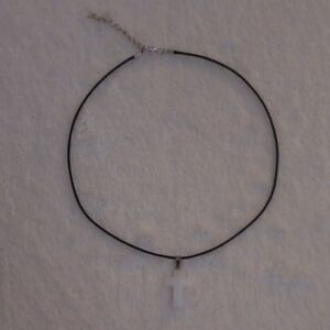 Elegant White Cross Pendant Necklace